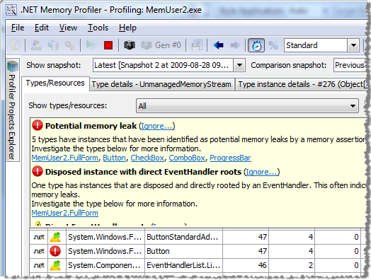 .NET Memory Profiler