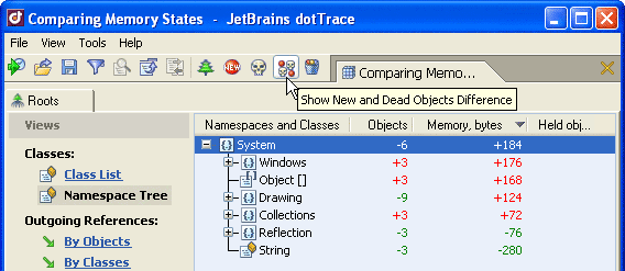 Diffrentiel avec dotTrace